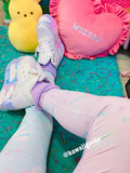 Geometric Heart 80s Yume Kawaii Tights (Made to Order)