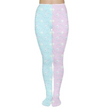 Geometric Heart 80s Yume Kawaii Tights (Made to Order)