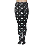 Geometric Heart 80s Yume Kawaii Tights (Made to Order)