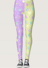 Load image into Gallery viewer, Heart Confetti Party Yume Kawaii Leggings (Made to Order)