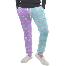 Load image into Gallery viewer, Heart Confetti Party Yume Kawaii jogger pants (Made to Order)