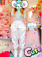 Load image into Gallery viewer, Starry Rainbow jogger pants (Made to Order)