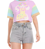 Dreamy Alien Giraffe Fifi Crop Top Crop Top (made to order)