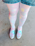 Gummy Bear Alien Gingham Tights/Leggings (made to order)