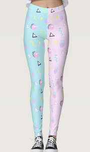 Geometric Inspired Barbie Yume Kawaii Leggings (Made to Order)