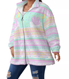 Emotion Bear Fleece Fuzzy Jacket (Made to Order)