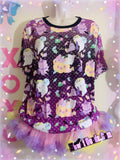 Candy Cemetery Creepy Cute Witch Bear Shirt (Made to Order)