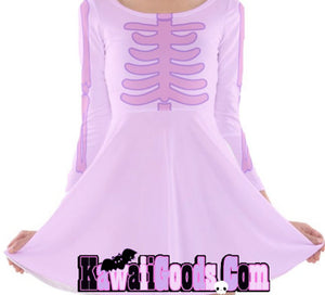 Skeleton Dress, Bone Dress (Made to Order)