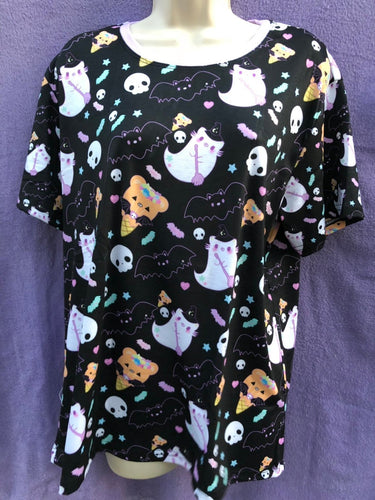 Halloween Sweets Shirt, Bat Tee (Made to Order)