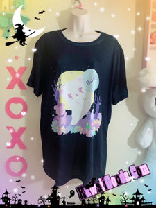 Alien Bear Ghost and Witch Bear Shirt (Made to Order)