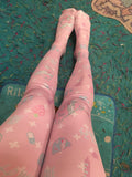 Hurt Bear Pixel Game Tights, Hurt Bear Tights (Made to Order)