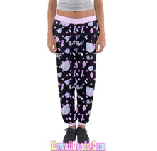 Load image into Gallery viewer, Hurt Bear Pixel Game Jogger pants, Pills Fuzzy Jogger Pants (Made to Order)