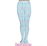 Hurt Bear Pixel Game Tights, Hurt Bear Tights (Made to Order)