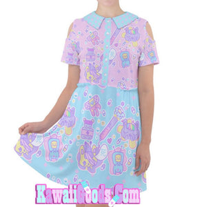Hurt Bunny Nurse Bear Death Yami Kawaii medical Dress (Made to Order)