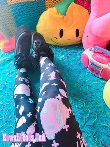Creme Bunny x Kawaii Goods Decora Girl Party Tights and Leggings (Made