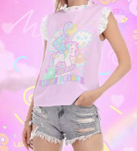 Load image into Gallery viewer, Trixie and Sweetie Dreams Ruffle Top (Made to Order)