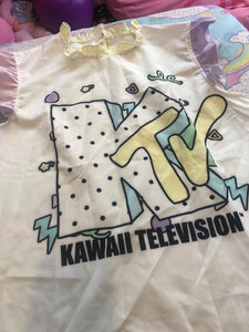 KTV Kawaii Television Ruffle Top (Made to Order)