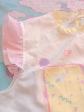 Load image into Gallery viewer, KTV Kawaii Television Ruffle Top (Made to Order)
