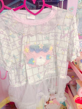 Load image into Gallery viewer, Pastel Dreamy Bear  Fuzzy Crop Top