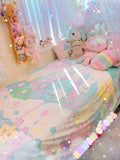 Dreamy Cloud Land Kikko TV and Emotion Bear Blanket (Made to Order)