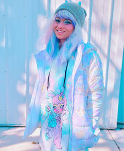 Dreamy Bunny Cutie Puffy Jacket (made to order)