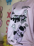 Scary Os Alien Ghost and Creepy Emotion Vampire Bear  Sweater (Made to Order)