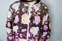 Load image into Gallery viewer, Candy Cemetery Creepy Cute Witch Bear Hoodie (Made to Order)