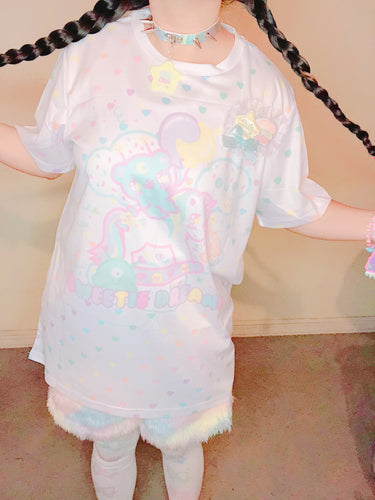 Sweetie Dreams Rocking Horse and Trixie the Alien Top (made to order)