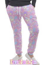 Load image into Gallery viewer, Sweetie Dreams and Trixie 80s Yume Kawaii Fuzzy joggers (Made to Order)