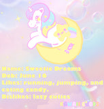 Sweetie Dreams the Unicorn Holographic Sticker