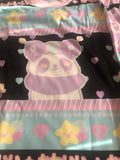Mimi the alien panda and Emotion Bear Dreamy Sweater (made to order)