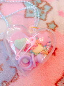Heart Shaker Candy Necklace