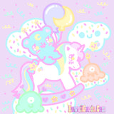 Sweetie Dreams Rocking Horse and Trixie the Alien Top (made to order)