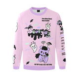 Scary Os Alien Ghost and Creepy Emotion Vampire Bear  Sweater (Made to Order)