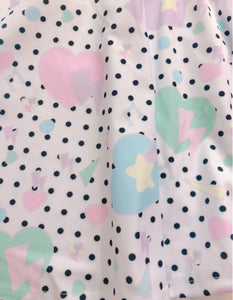 Polkadot Heart Pop Kei Fairykei Skirt (Made to Order)