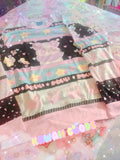 Mimi the alien panda and Emotion Bear Dreamy Sweater (made to order)