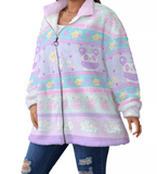 Dreamy Panda Mimi Fleece Fuzzy Jacket (Made to Order)