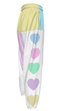 Kawaii Pastel Cute Heart harem pants (Made to Order)
