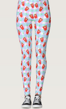 Load image into Gallery viewer, Strawberry Bunny and Strawbeary Bear Kawaii Tights