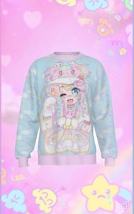 Creme Bunny x Kawaii Goods Sweater Collab (made to order)