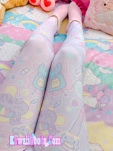 Load image into Gallery viewer, Hurt Bunny Bear Nurse Death Yami Kawaii leggings (Made to Order)