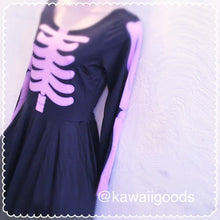 Load image into Gallery viewer, Skeleton Dress, Bone Dress (Made to Order)