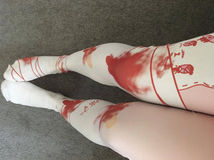 Guro Kawa Painfully Hurt Abby Bunny Bandage Tights  (made to order)