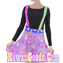Load image into Gallery viewer, Popples Sweets 80s Yume Kawaii Suspender Skirt