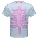 Fairy Kei Pastel Goth Skeleton Creepy Cute Tee (Made to Order)